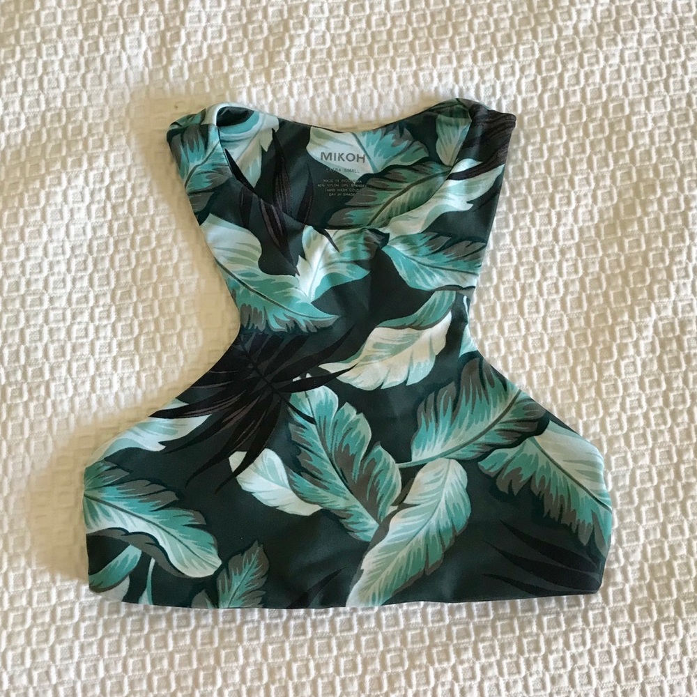 MIKOH Barbados Hawaiian Army Bikini Top